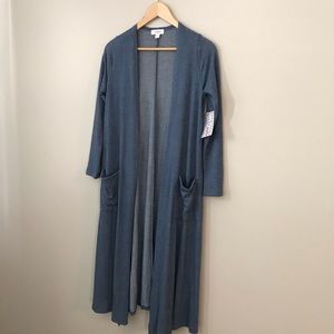 NWT LuLaRoe Sarah Cardigan Blue
